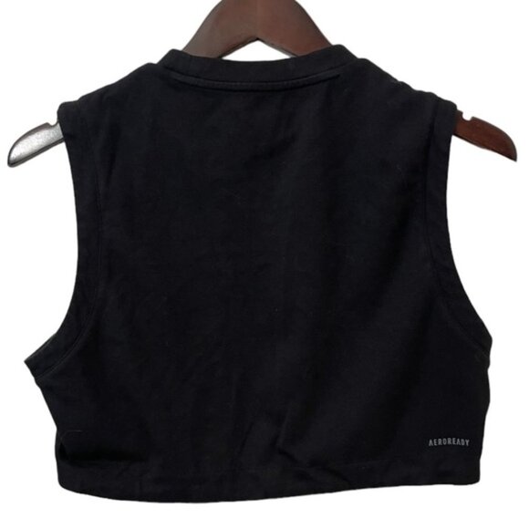 ADIDAS black rib tank designed to move XS - Picture 4 of 6